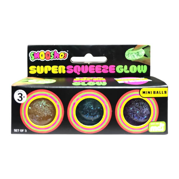 Smoosho's Super Squeeze Glow in the Dark Mini Balls