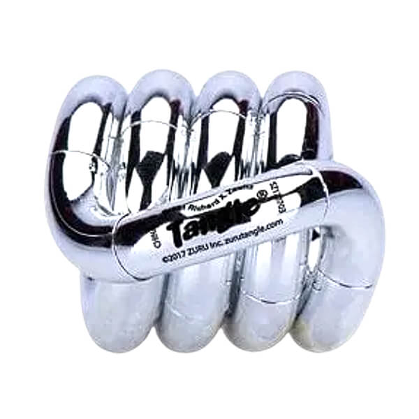 silver  Tangle Jnr. Metallic-fun fidgets