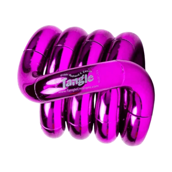 pink Tangle Jnr Metallic-fun fidgets