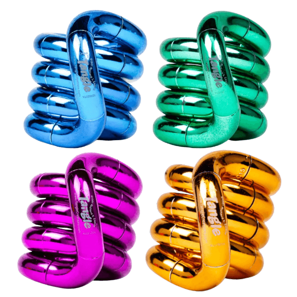 Tangle Jnr Metallic-fun fidgets