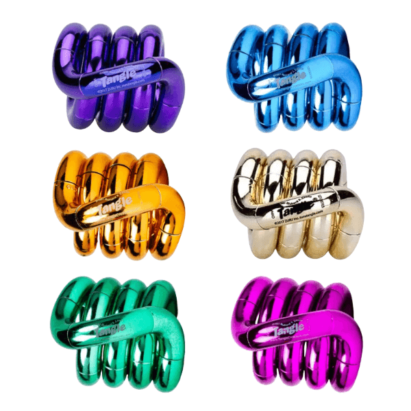 Tangle Jnr Metallic-fun fidgets