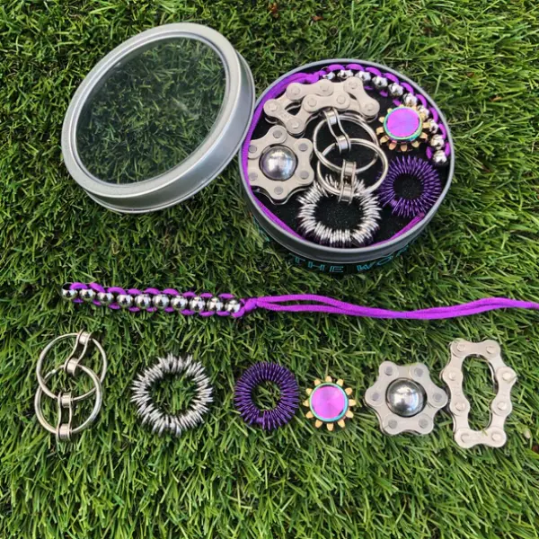 a purple works fidget kit-fun fidgets