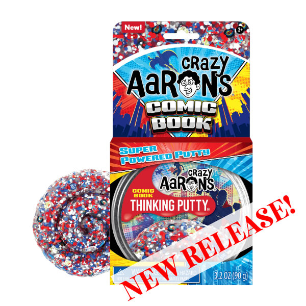 Crazy Aaron's Thinking Putty-Comic Book-4 Inch Tin