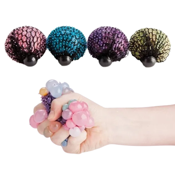 urchin squish ball being squeezed-fun fidgets
