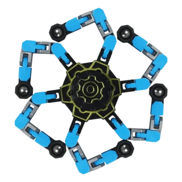 blue wacky track fidget spinner-fun fidgets