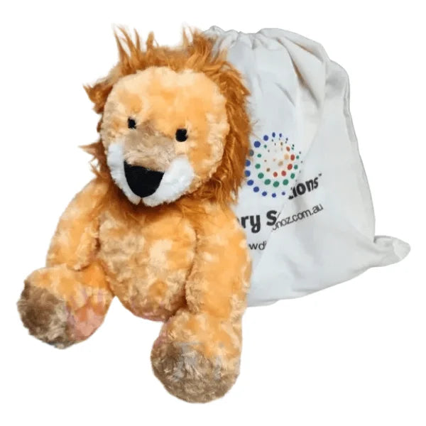 weighted products collection image showing a weighted lion plush toy-fun fidgets