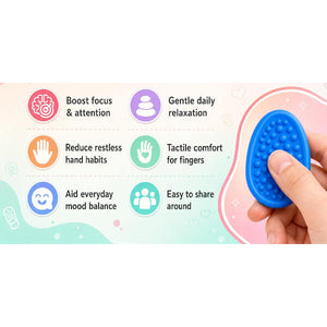 Textured Worry Stones-4pk