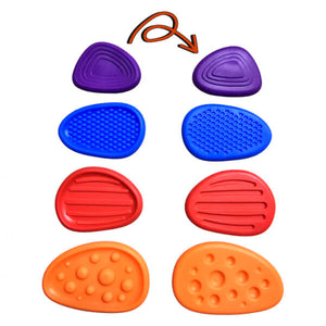 Textured Worry Stones-4pk