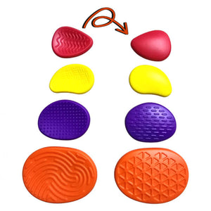 Textured Worry Stones-4pk