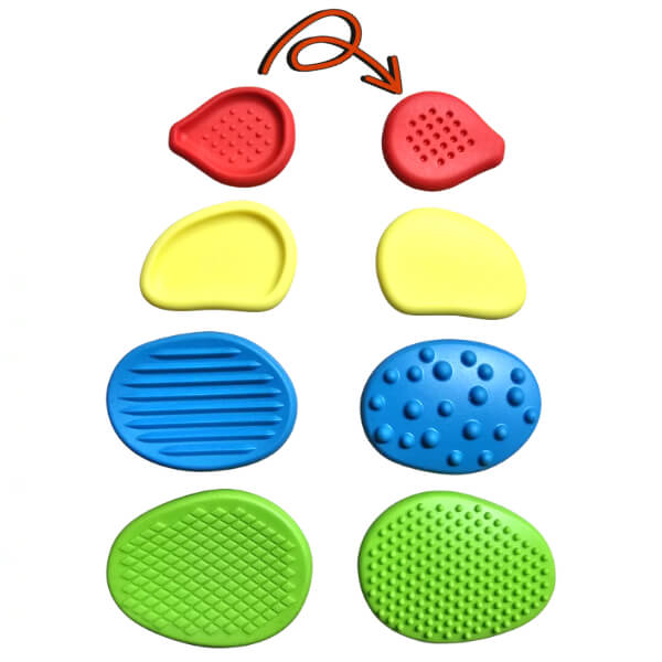 Textured Worry Stones-4pk