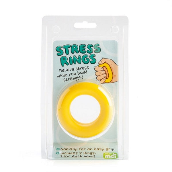 yellow stress rings in packet-fun fidgets