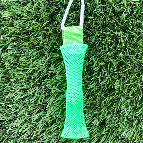 green mesh and marble fidget keyring-fun fidgets