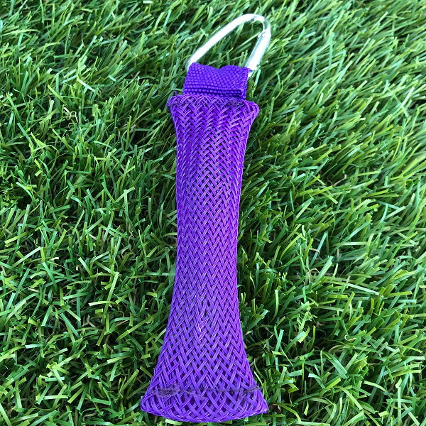 purple mesh and marble fidget keyring-fun fidgets