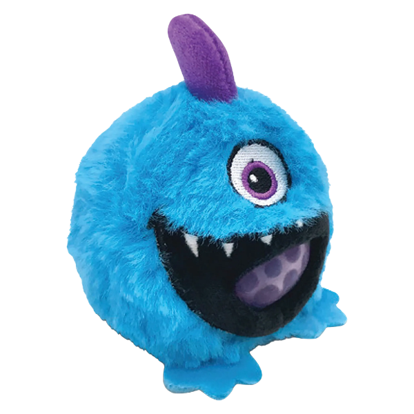 blue plush monster squish ball-fun fidgets
