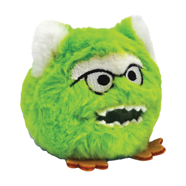 green plush monster squish ball-fun fidgets