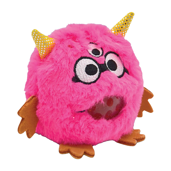 pink plush monster squish ball-fun fidgets
