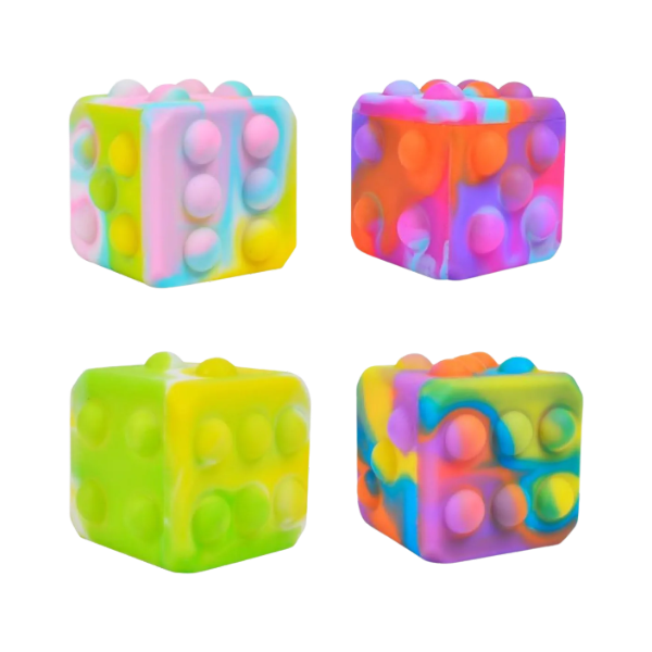 4 pop it dice-fun fidgets