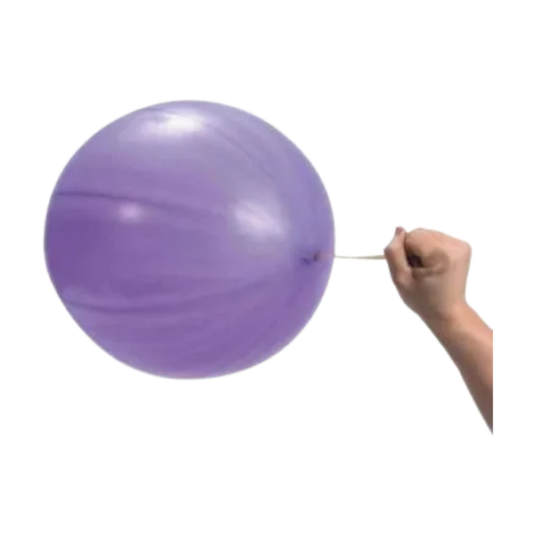 purple punch ball inflated-fun fidgets