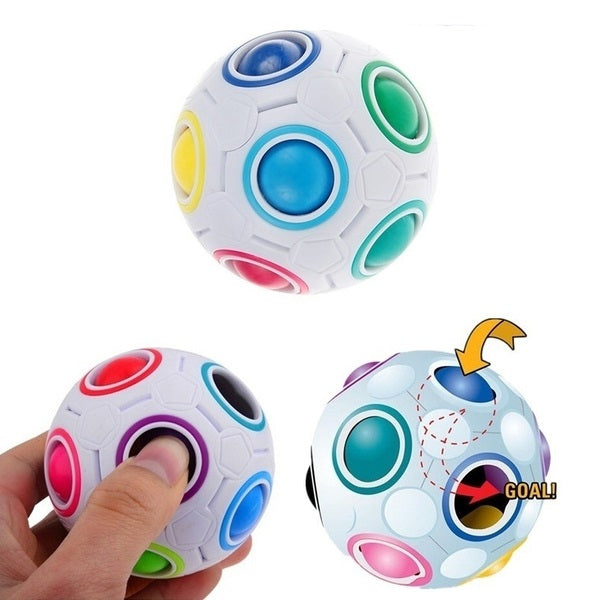 rainbow puzzle ball-fun fidgets