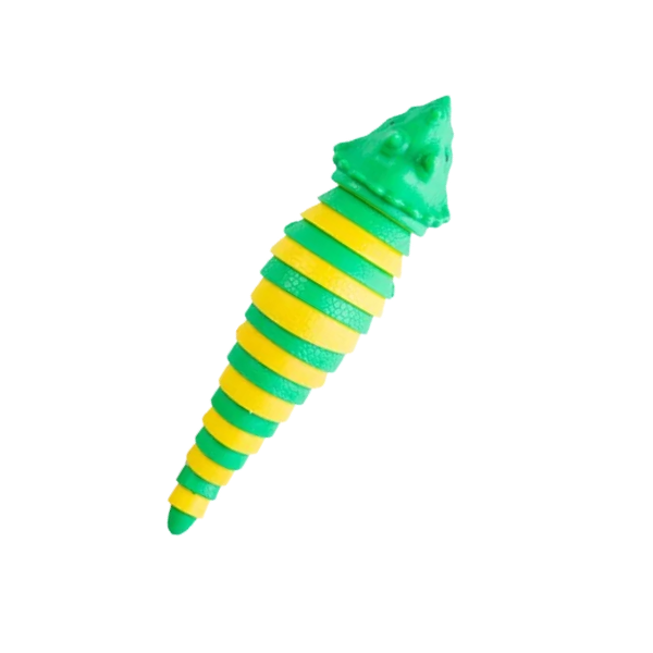 green and yellow sensory dino fidget-fun fidgets