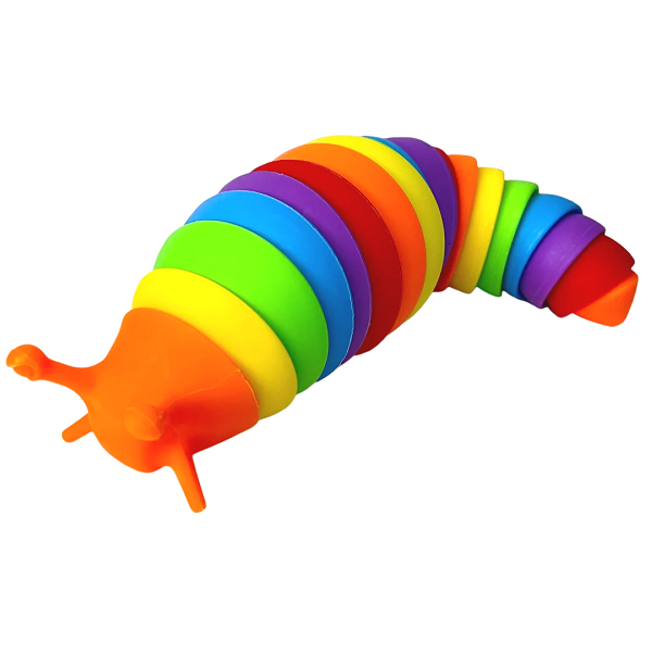 rainbow sensory slug fidget-fun fidgets